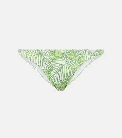 Melissa Odabash Alba Printed Bikini Bottoms In Green