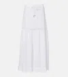Melissa Odabash Alessia Cotton Maxi Skirt In White