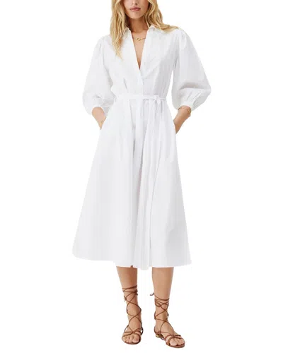 Melissa Odabash Alexandra Midi Dress In White