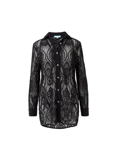 Melissa Odabash Aliyah Black Shirt