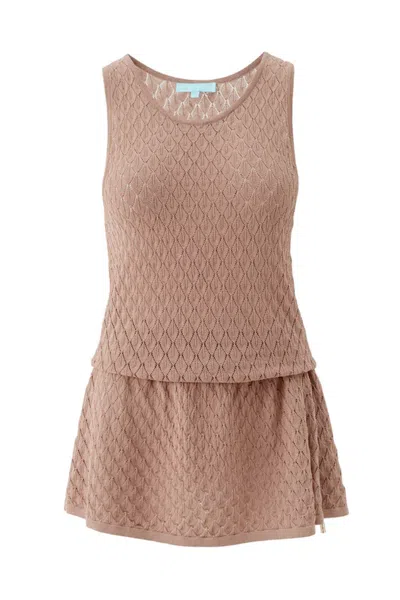 Melissa Odabash Ambra Short Dress Tan In Neutral