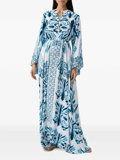 Melissa Odabash Amity Baroque-print Maxi Dress In Multi