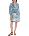 Shop Melissa Odabash Amy Mini Dress In Blue