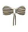 Melissa Odabash Angola Striped Bikini Top In Black