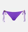Melissa Odabash Anguila Bikini Bottoms In Purple