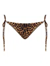 Melissa Odabash Animal-print Bikini Bottoms In Brown