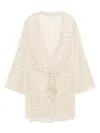 Melissa Odabash Anna Kaftan In Gray