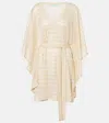 Melissa Odabash Anna Lamé Beach Cover-up In Gold