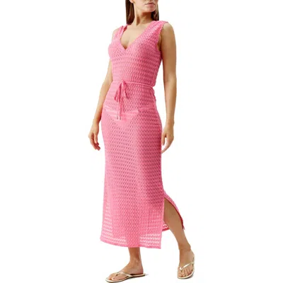 MELISSA ODABASH MELISSA ODABASH ANNABEL OPEN STITCH COVER-UP DRESS