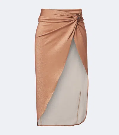 Melissa Odabash Annabeth Beach Cover-up In Brown