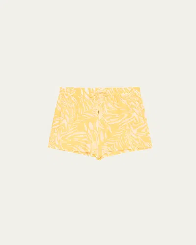 Melissa Odabash Annie Jungle-printed Drawstring Shorts
