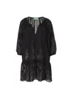 Melissa Odabash Ashley Black Kaftan In Black