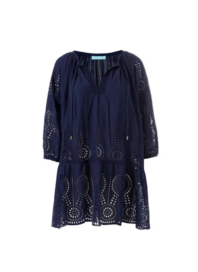 Melissa Odabash Ashley Navy Kaftan In Blue