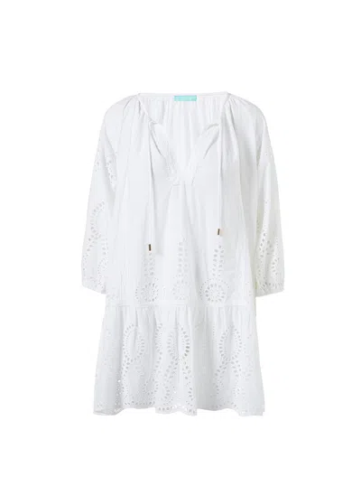 MELISSA ODABASH ASHLEY WHITE KAFTAN