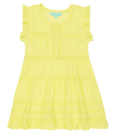 Melissa Odabash Kids' Baby Rebekah Cotton Dress In Yellow