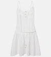 Melissa Odabash Bailey Open-knit Minidress In White