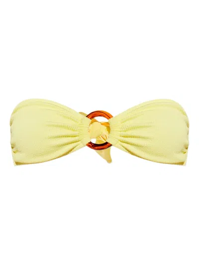 Melissa Odabash Bandeau Bikini Top In Yellow