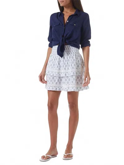 Melissa Odabash Barbara Skirt In Aztec In Multi