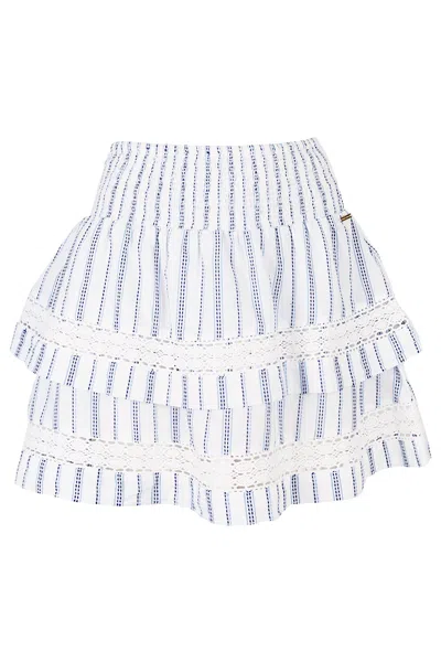 Melissa Odabash Barbara Skirt Stripe In White