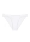 Melissa Odabash Tenerife Textured Low-rise Bikini Briefs In White