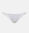 Melissa Odabash Bari Metallic Bikini Bottoms In Silver Metallic