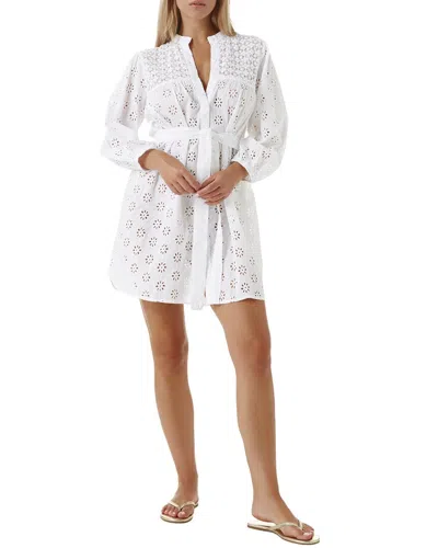 Melissa Odabash Barrie Short Dress In White