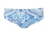 Melissa Odabash Bel Air Bikini Bottom Paisley Blue In Blue