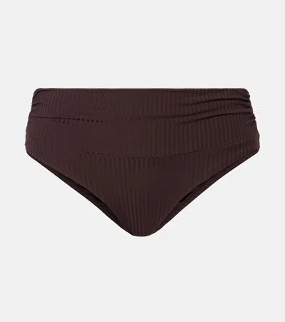Melissa Odabash Bel Air Bikini Bottoms In Burgundy