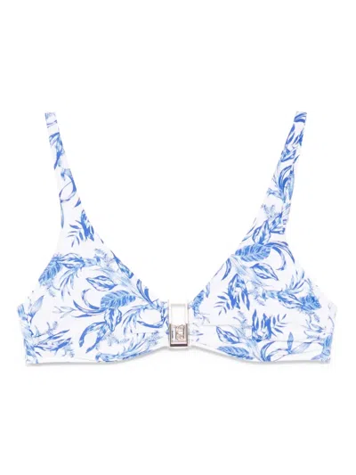 Melissa Odabash Bel Air Bikini Top In Blue