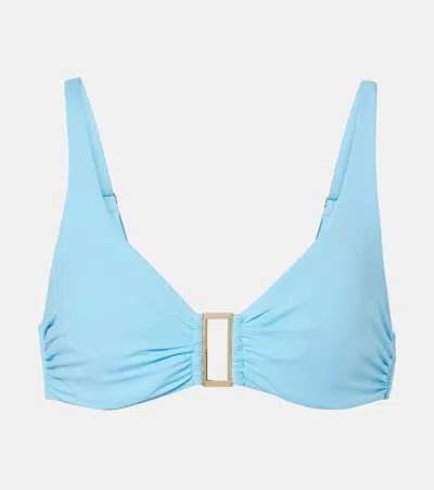 Melissa Odabash Bel Air Bikini Top In Blue