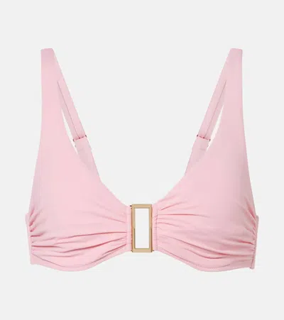 Melissa Odabash Bel Air Bikini Top In Pink