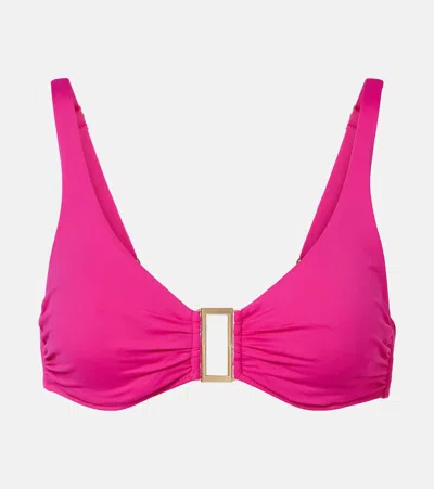 Melissa Odabash Bel Air Bikini Top In Pink