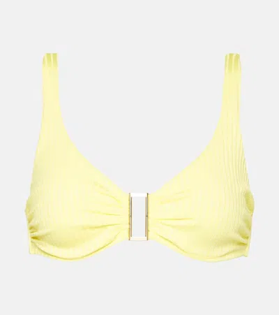 Melissa Odabash Bel Air Bikini Top In Yellow