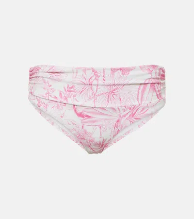 Melissa Odabash Bel Air Printed Bikini Bottoms In Exotica
