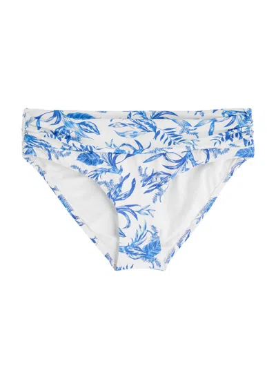 Melissa Odabash Bel Air Printed Bikini Briefs In Blue
