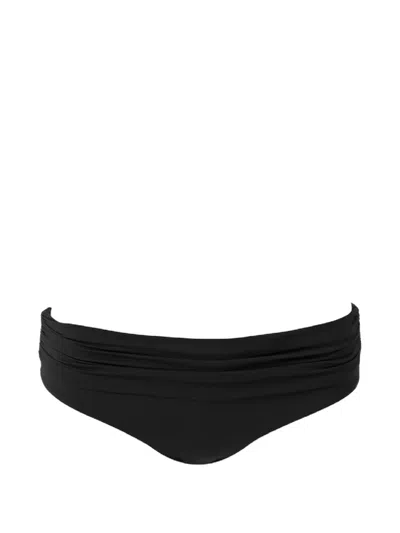 Melissa Odabash Bel Air Ruched Bikini Bottoms In Black