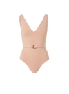Melissa Odabash Belize Swimsuit Tan In Pink