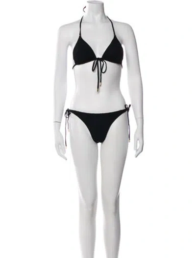 Pre-owned Melissa Odabash Bikini In Black