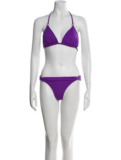 Pre-owned Melissa Odabash Bikini W/ Tags In Pink