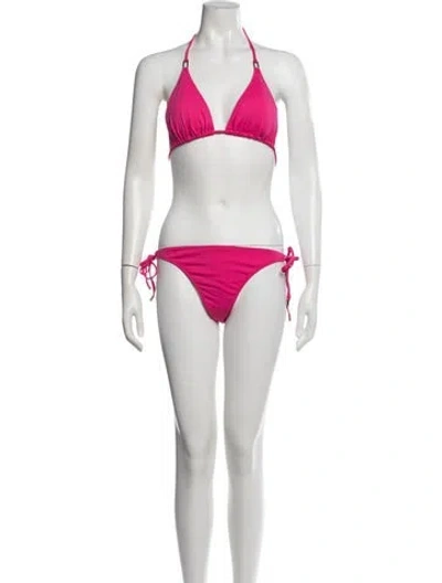 Pre-owned Melissa Odabash Bikini W/ Tags In White