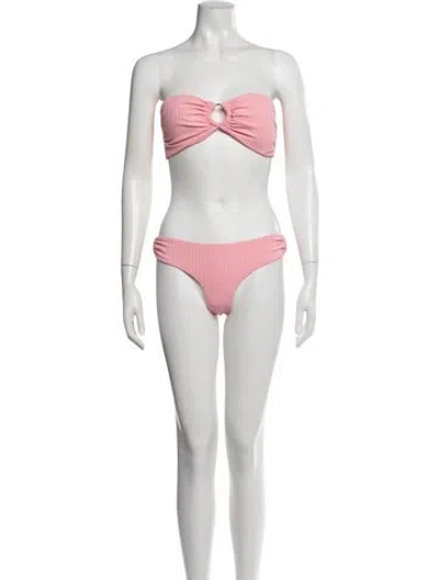 Pre-owned Melissa Odabash Bikini W/ Tags In White