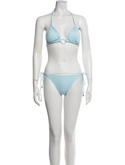 Pre-owned Melissa Odabash Bikini W/ Tags In White