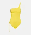 Melissa Odabash Bodrum Asymmetric Swimsuit In Yellow