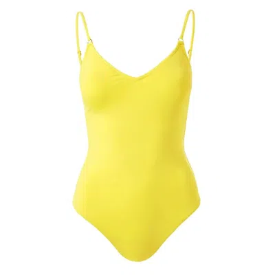 Melissa Odabash Bora Bora Lemon One Piece In Yellow
