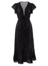 Melissa Odabash Brianna Long Kaftan Black In Black