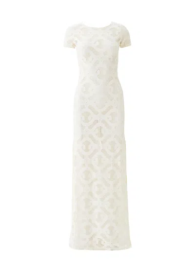 Melissa Odabash Briony Ivory Dress In White