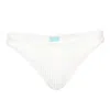 Melissa Odabash Brisbane Bikini Bottom Ivory Ribbed In White