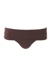 Melissa Odabash Brussels Bikini Bottom Brown In Black