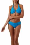 Melissa Odabash Brussels Bikini Bottom In Zig Zag Azure