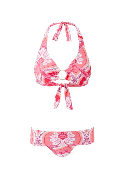 Melissa Odabash Brussels Bikini Bottom Ornate In Multi